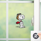 pinda's | Snoopy de vliegende luie Raamsticker (Huis)