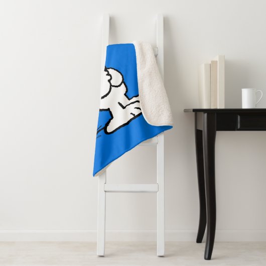pinda's | Snoopy de vliegende luie Sherpa Deken (In situ)