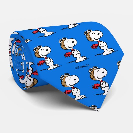 pinda's | Snoopy de vliegende luie Stropdas (Opgerold)