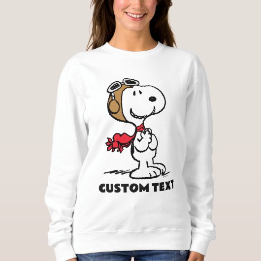 pinda's | Snoopy de vliegende luie Trui (Voorkant)