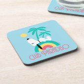 pinda's | Snoopy Deco Dreams Club Paradiso Bier Onderzetter (Linkerzijde)