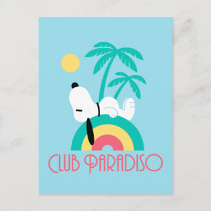 pinda's   Snoopy Deco Dreams Club Paradiso Briefkaart