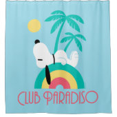 pinda's | Snoopy Deco Dreams Club Paradiso Douchegordijn (Voorkant)