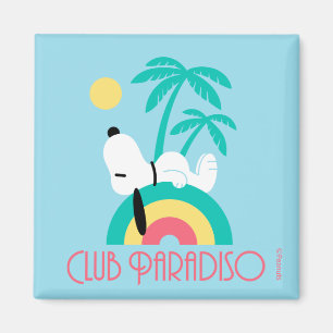 pinda's   Snoopy Deco Dreams Club Paradiso Magneet