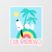 pinda's | Snoopy Deco Dreams Club Paradiso Raamsticker (Vel)