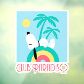 pinda's | Snoopy Deco Dreams Club Paradiso Raamsticker (Vel 3)