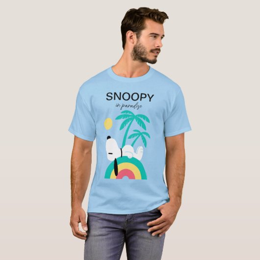 pinda's | Snoopy Deco Dreams Club Paradiso T-shirt (Voorkant volledig)