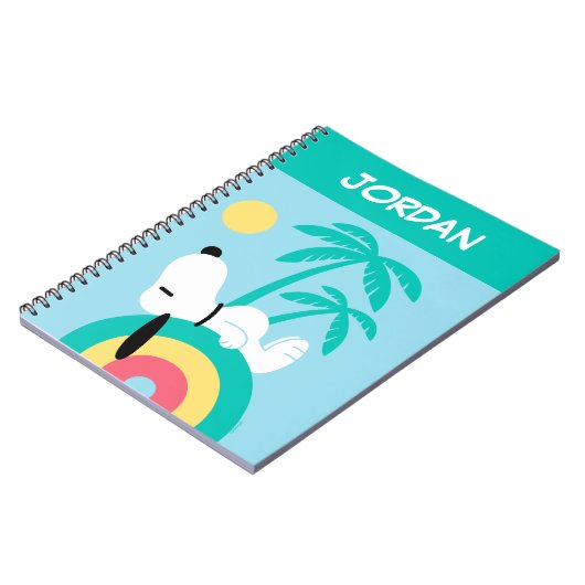 pinda's | Snoopy Deco Dreams | Jouw namen toevoege Notitieboek (Linkerzijde)