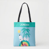 pinda's | Snoopy Deco Dreams | Jouw namen toevoege Tote Bag (Voorkant)
