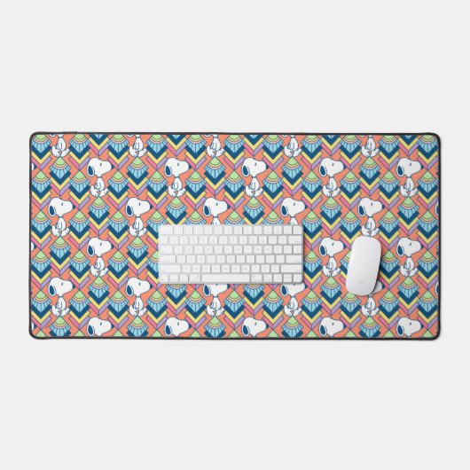 pinda's | Snoopy Deco Dreams Patroon Bureaumat (Keyboard & Muis)