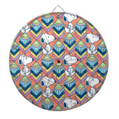 pinda's | Snoopy Deco Dreams Patroon Dartbord (Voorkant)