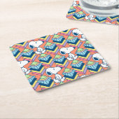 pinda's | Snoopy Deco Dreams Patroon Kartonnen Onderzetters (Schuin)