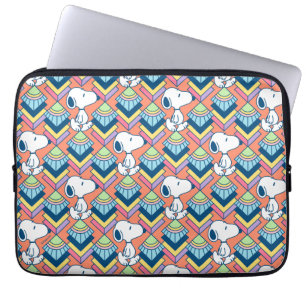 pinda's   Snoopy Deco Dreams Patroon Laptop Sleeve