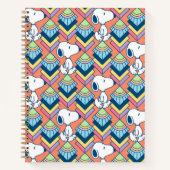 pinda's | Snoopy Deco Dreams Patroon Notitieboek (Voorkant)