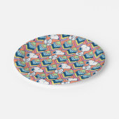 pinda's | Snoopy Deco Dreams Patroon Papieren Bordje (Gekanteld)