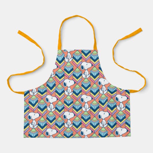 pinda's | Snoopy Deco Dreams Patroon Schort (Voorkant)