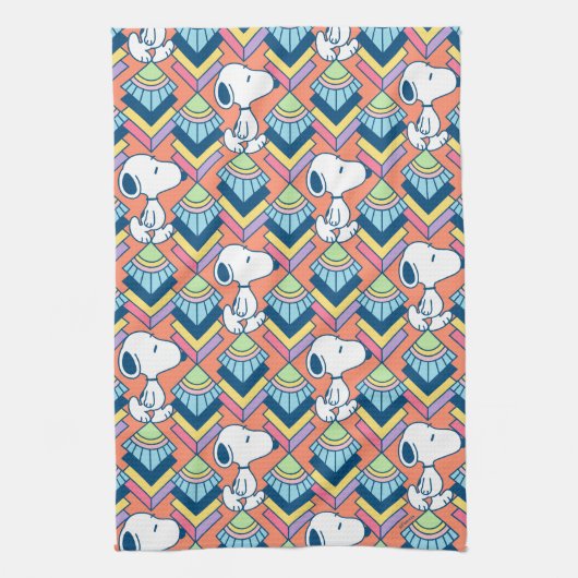 pinda's | Snoopy Deco Dreams Patroon Theedoek (Verticaal)