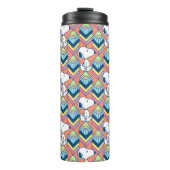 pinda's | Snoopy Deco Dreams Patroon Thermosbeker (Voorkant)