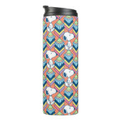pinda's | Snoopy Deco Dreams Patroon Thermosbeker (Geroteerd rechts)
