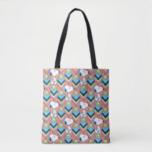 pinda's   Snoopy Deco Dreams Patroon Tote Bag