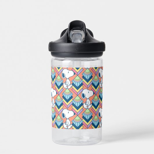 pinda's | Snoopy Deco Dreams Patroon Waterfles (Voorkant)