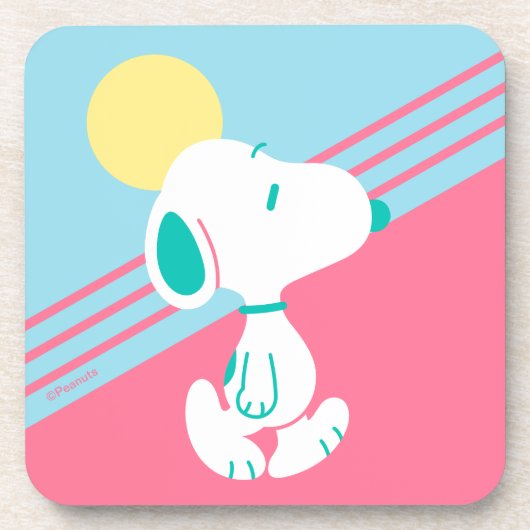 pinda's | Snoopy Deco Dreams Sun Bier Onderzetter (Voorkant)
