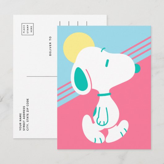 pinda's | Snoopy Deco Dreams Sun Briefkaart (Voorkant / Achterkant)