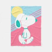 pinda's | Snoopy Deco Dreams Sun Fleece Deken (Voorkant)
