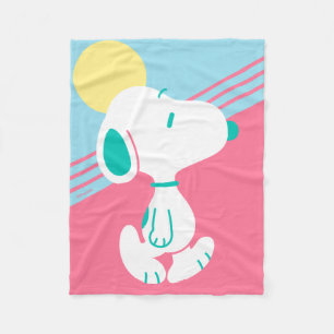 pinda's   Snoopy Deco Dreams Sun Fleece Deken
