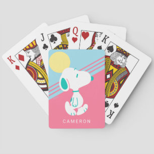 pinda's   Snoopy Deco Dromen Sun Speelkaarten