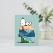 pinda's | Snoopy Dog House Go Wild Briefkaart (Staand voorkant)