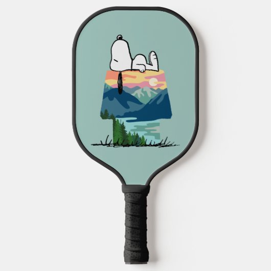 pinda's | Snoopy Dog House Go Wild Pickleball Paddle (Voorkant)