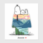 pinda's | Snoopy Dog House Go Wild Sticker (Vel)