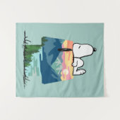 pinda's | Snoopy Dog House Go Wild Wandkleed (Voorkant (horizontaal))