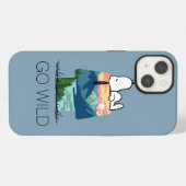 pinda's | Snoopy Dog House Sunrise iPhone Hoesje (Achterkant horizontaal)