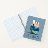 pinda's | Snoopy Dog House Sunrise Notitieboek (Binnen)