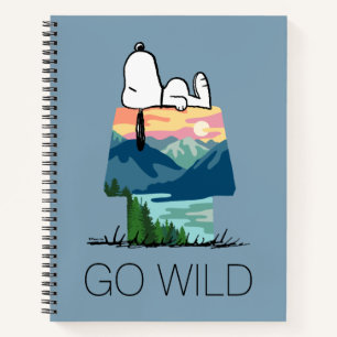 pinda's   Snoopy Dog House Sunrise Notitieboek