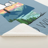 pinda's | Snoopy Dog House Sunrise Sherpa Deken (3/4)