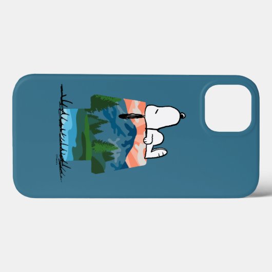 pinda's | Snoopy Dog Sunset Uitzicht Case-Mate iPhone Case (Achterkant (horizontaal))