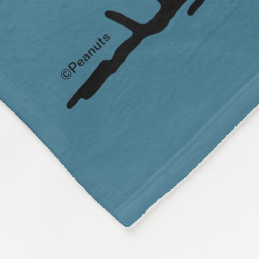 pinda's | Snoopy Dog Sunset Uitzicht Fleece Deken (Hoek)