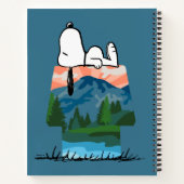 pinda's | Snoopy Dog Sunset Uitzicht Notitieboek (Achterkant)