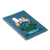 pinda's | Snoopy Dog Sunset Uitzicht Notitieboek (Rechterzijde)