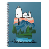pinda's | Snoopy Dog Sunset Uitzicht Notitieboek (Voorkant)