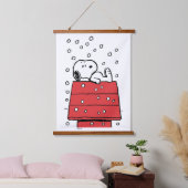 pinda's | Snoopy Doghouse Snowflakes Hangend Wandkleed (Slaapkamer)