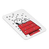 pinda's | Snoopy Doghouse Snowflakes Magneet (Rechterzijde)