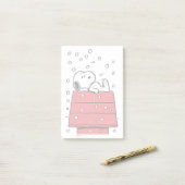 pinda's | Snoopy Doghouse Snowflakes Post-it® Notes (Op bureau)