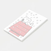 pinda's | Snoopy Doghouse Snowflakes Post-it® Notes (Schuin)