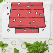 pinda's | Snoopy Doghouse Snowflakes Theedoek (Gevouwen)