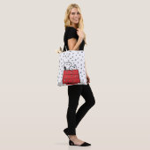 pinda's | Snoopy Doghouse Snowflakes Tote Bag (Op model)