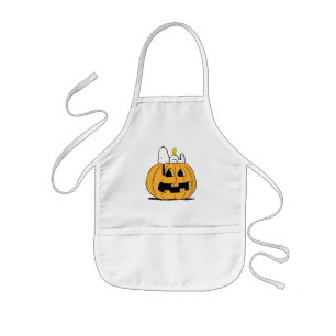 pinda's Snoopy en Woodstock Jack-O-Lantern Kinder Schort